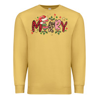 Antique Gold merry Premium Sweatshirt - MaliasSmallBusiness