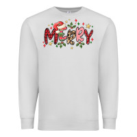 Dove Grey merry Premium Sweatshirt - MaliasSmallBusiness
