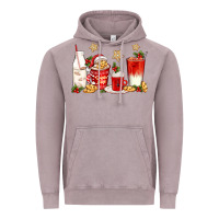 Vintage Zinc santa fuel coffee cups Vintage Hoodie - texasbilliewilder