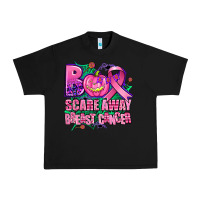 Black halloween boo with cancer ribbon breast cancer sca Urban Heavy Tee - AdoDesignShop