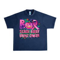 Navy halloween boo with cancer ribbon breast cancer sca Urban Heavy Tee - AdoDesignShop