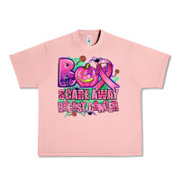 Salmon halloween boo with cancer ribbon breast cancer sca Urban Heavy Tee - AdoDesignShop