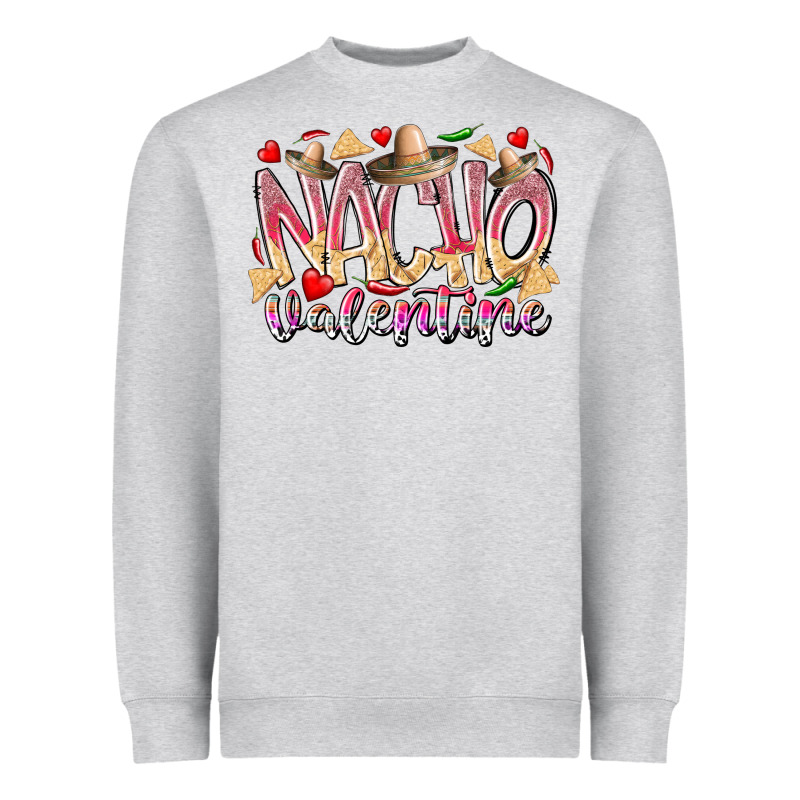 Nacho Valentine Heavyweight Sweatshirt by RacoonDesign | Teevron