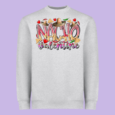 Nacho Valentine Heavyweight Sweatshirt Designed By Racoondesign