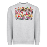 Heather Grey nacho valentine Heavyweight Sweatshirt - RacoonDesign