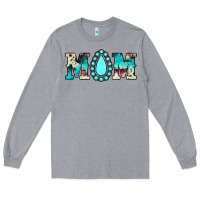 Heather Grey mom Long Sleeve Tee - JahusDesignShop