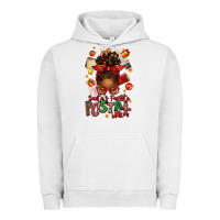 Pigment Lunar Rock santas favorite postal worker afro messy bun Urban Hoodie - texasbilliewilder