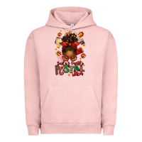Pigment Salmon santas favorite postal worker afro messy bun Urban Hoodie - texasbilliewilder