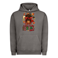 Pigment Tornado santas favorite postal worker afro messy bun Urban Hoodie - texasbilliewilder