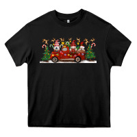 Black Christmas Gnome Truck Heavy Core Tee - Artiststas