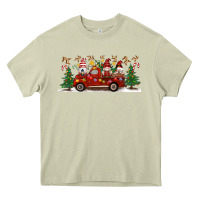 Mossy Christmas Gnome Truck Heavy Core Tee - Artiststas