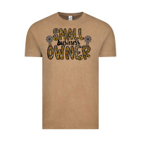 Vintage Coffee small business owner Vintage Tee - CowhideDigitalArt