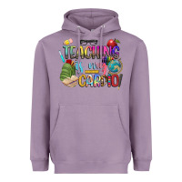 Lavender teaching is my cardio Heavyweight Hoodie - NancyCooperArtShop