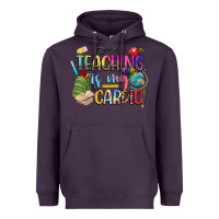 Plum teaching is my cardio Heavyweight Hoodie - NancyCooperArtShop