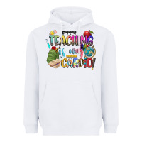 White teaching is my cardio Heavyweight Hoodie - NancyCooperArtShop