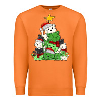 Carrot Christmas cat tree Premium Sweatshirt - MaliasSmallBusiness