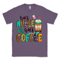 Lavender half nurse half coffee Classic Tee - Jasminsmagicworld