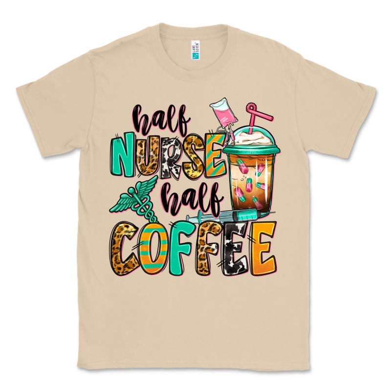 Half Nurse Half Coffee Classic Tee by Jasminsmagicworld | Teevron