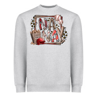 Heather Grey nana baseball Heavyweight Sweatshirt - RacoonDesign