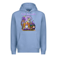 Colony Blue fresh lavender gnome Premium Hoodie - BarkalooDesign