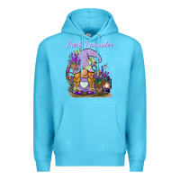 Ocean Blue fresh lavender gnome Premium Hoodie - BarkalooDesign