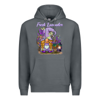 Rock fresh lavender gnome Premium Hoodie - BarkalooDesign