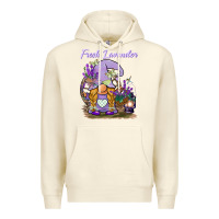 Sandshell fresh lavender gnome Premium Hoodie - BarkalooDesign