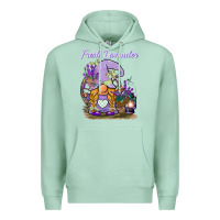 Seafoam fresh lavender gnome Premium Hoodie - BarkalooDesign