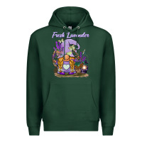 Sports Green fresh lavender gnome Premium Hoodie - BarkalooDesign