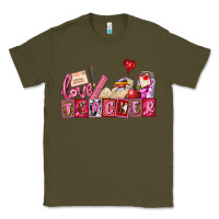 Army Green valentines day teacher Classic Tee - AdoDesignShop