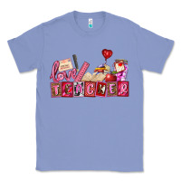 Colony Blue valentines day teacher Classic Tee - AdoDesignShop