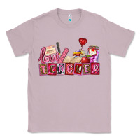 Lilac valentines day teacher Classic Tee - AdoDesignShop