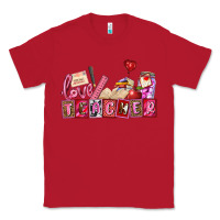 Red valentines day teacher Classic Tee - AdoDesignShop
