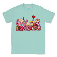 Seafoam valentines day teacher Classic Tee - AdoDesignShop