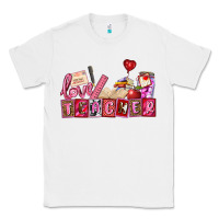 White valentines day teacher Classic Tee - AdoDesignShop