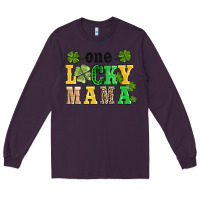 Plum one lucky mama Long Sleeve Tee - AdoDesignShop