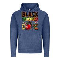 Vintage Denim Black Teacher's are dope juneteenth Vintage Hoodie - Zillion Design Studio