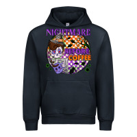 Navy Nightmare before the coffee halloween Urban Hoodie - NancyCooperArtShop