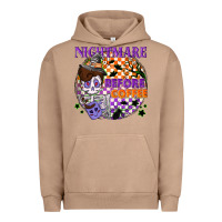 Pigment Burro Nightmare before the coffee halloween Urban Hoodie - NancyCooperArtShop