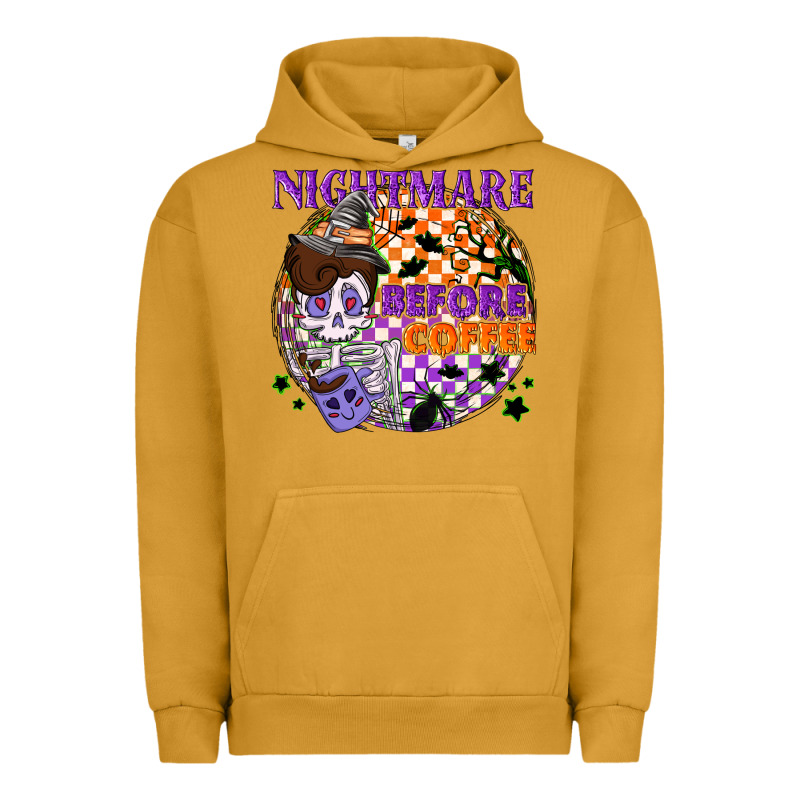 Nightmare Before The Coffee Halloween Urban Hoodie by NancyCooperArtShop | Teevron