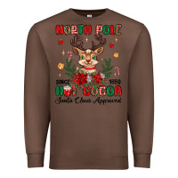 Chestnut north pole hot cocoa Premium Sweatshirt - MaliasSmallBusiness