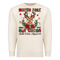 Sandshell north pole hot cocoa Premium Sweatshirt - MaliasSmallBusiness