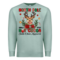 Seafoam north pole hot cocoa Premium Sweatshirt - MaliasSmallBusiness