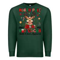 Sports Green north pole hot cocoa Premium Sweatshirt - MaliasSmallBusiness