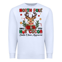 White north pole hot cocoa Premium Sweatshirt - MaliasSmallBusiness