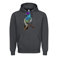 Smoke Rivoli`s Hummingbird Zipper Hoodie - LillyAllenDesigns