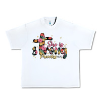 White she is strong proverbs 31 25 Urban Heavy Tee - JahusDesignShop