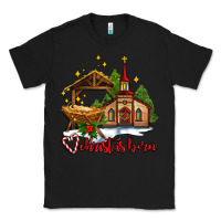 Black the church  chrıst is born Classic Tee - AdoDesignShop