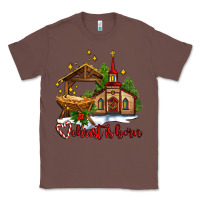 Chestnut the church  chrıst is born Classic Tee - AdoDesignShop