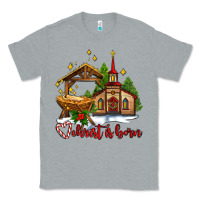 Heather Grey the church  chrıst is born Classic Tee - AdoDesignShop